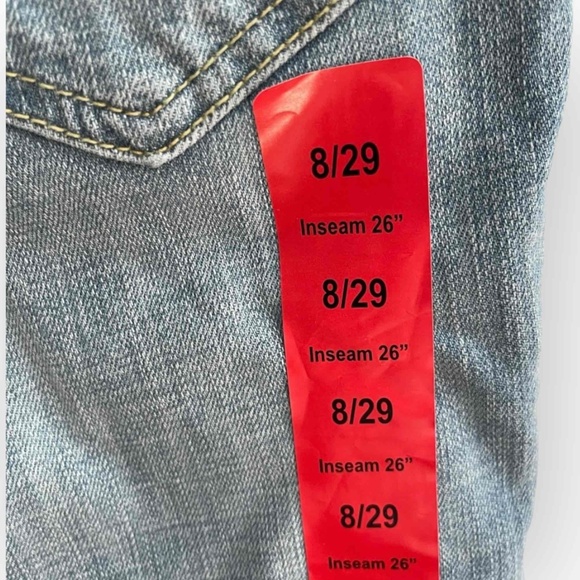 NWT Ella Moss High-Rise Slim Straight Ankle Jeans –Women’s 8/29– Light Wash - Picture 6 of 12